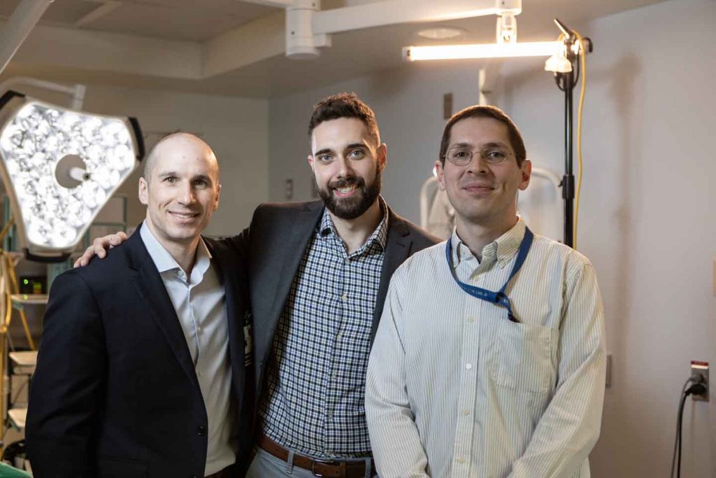 Drs. Daniel LaRussa, Justin Sutherland, and Chadwick Boulay