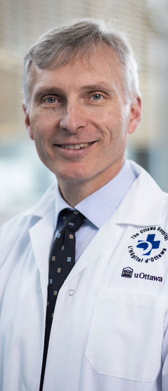 Dr. Garth Nicholas, medical oncologist at The Ottawa Hospital