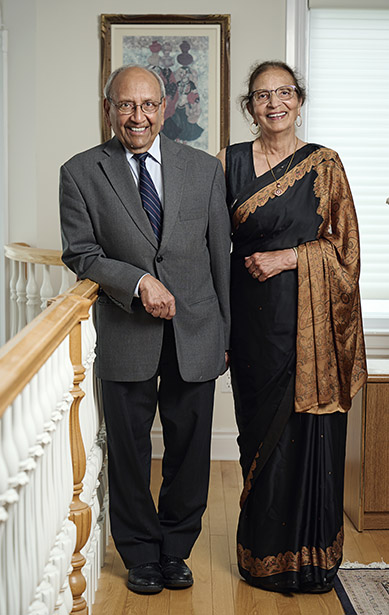 Dr. Shiv Jindal and Mrs. Sarita Jindal made a major gift to the Campaign to Create Tomorrow