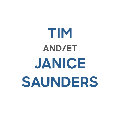 Tim and/et Janice Saunders