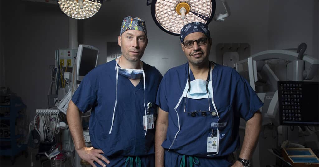 Dr. Shaun-Jason Kilty and Dr. Fahad Alkherayf of The Ottawa Hospital
