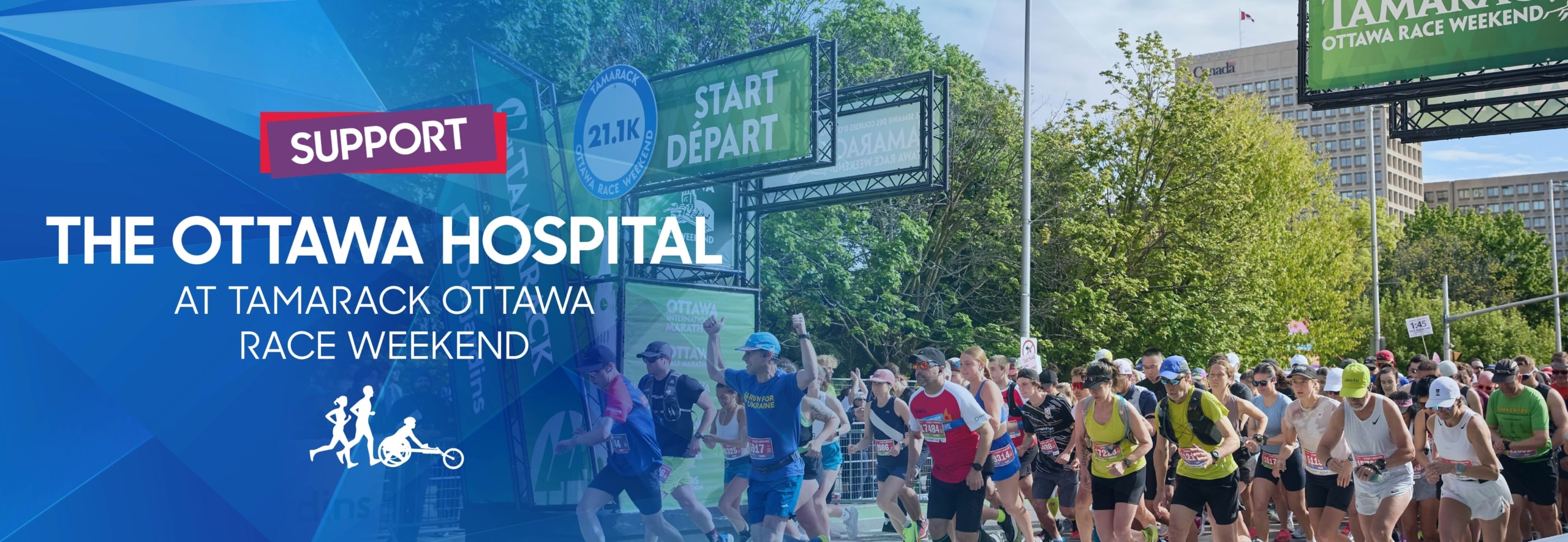 Participants à Courez pour une raison à Ottawa