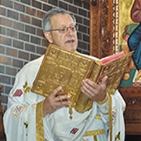 Fr. Alex in Church